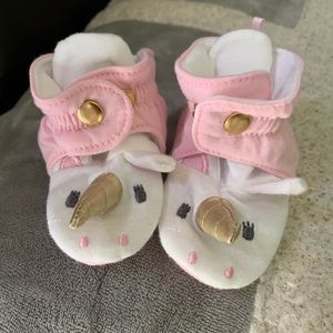 Baby unicorn booties